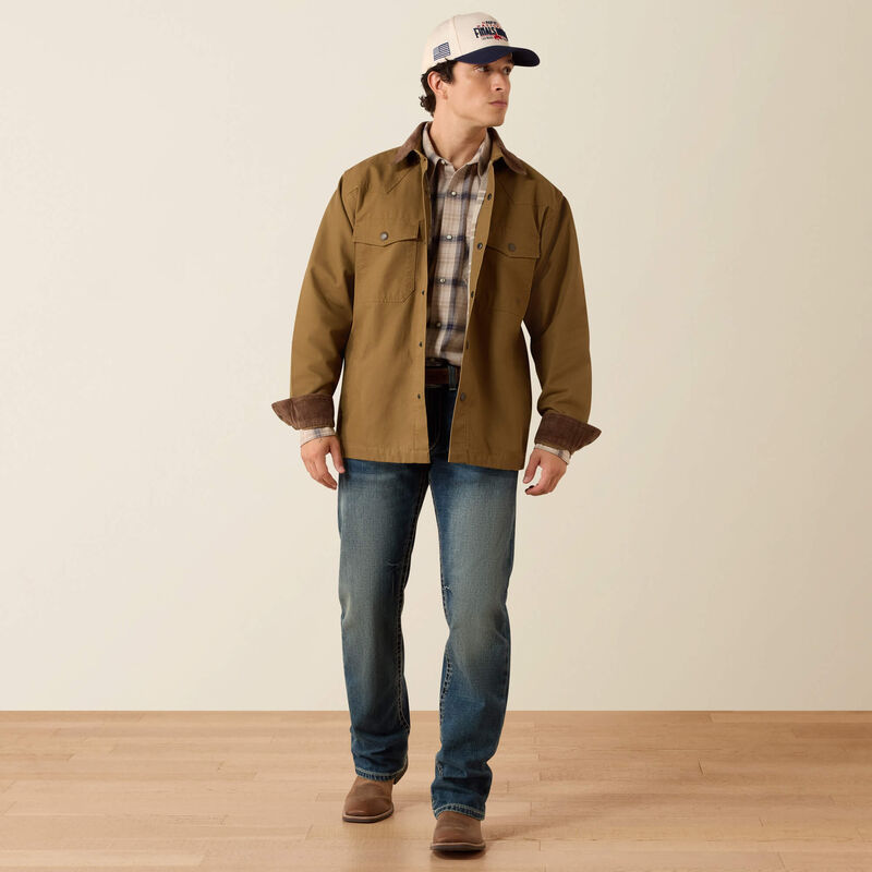 Retro Canvas Shirt Jacket