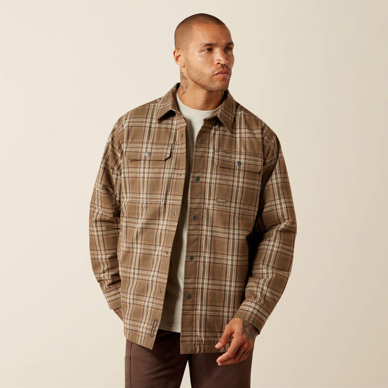 Rebar Flannel Insulated Shirt Jacket