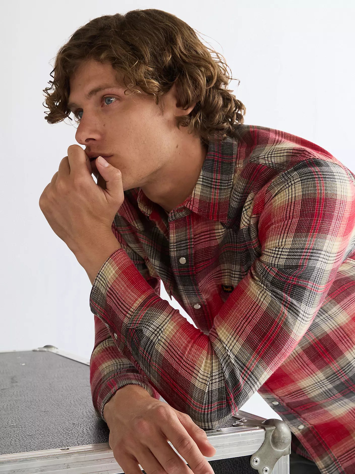 Wrangler Regular Western Shirt Chilli Pepper