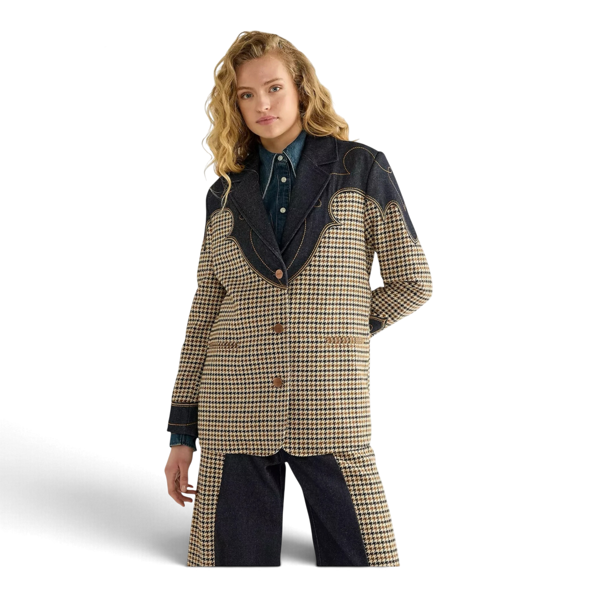 Wrangler Regular Houndstooth Blazer