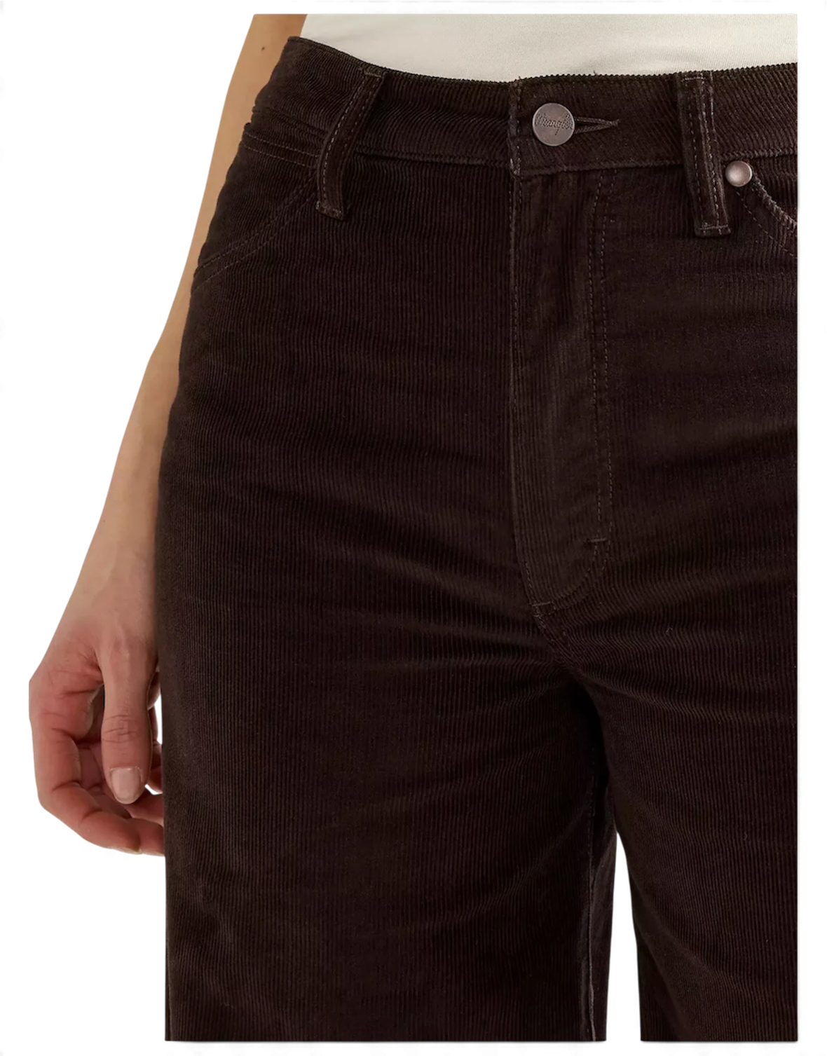 Wrangler Canyon Loose Corduroy Trousers – Chocolate Torte