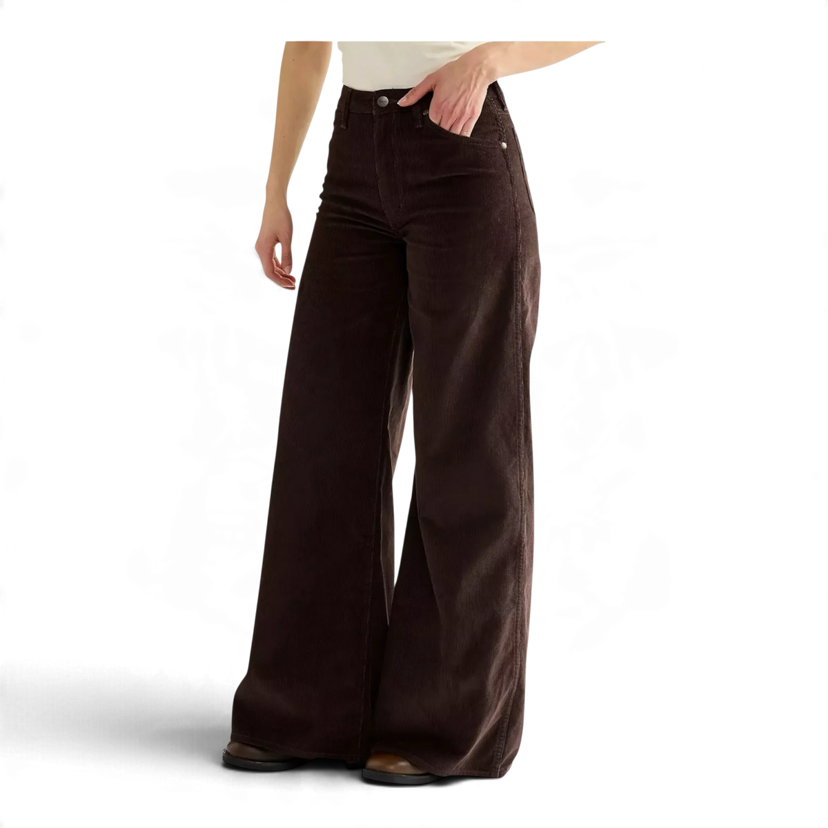Wrangler Canyon Loose Corduroy Trousers – Chocolate Torte