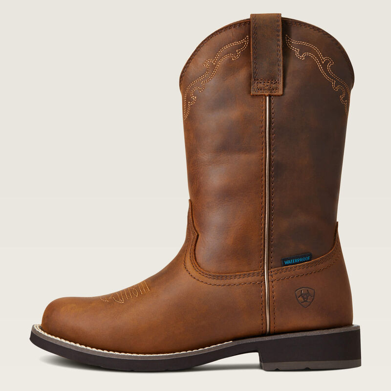 Delilah Round Toe Waterproof Western Boot