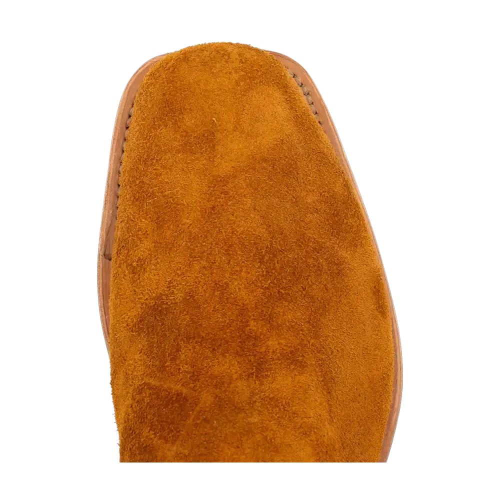 Fenoglio Boots – Red Brown Roughout w/ Blue Bios