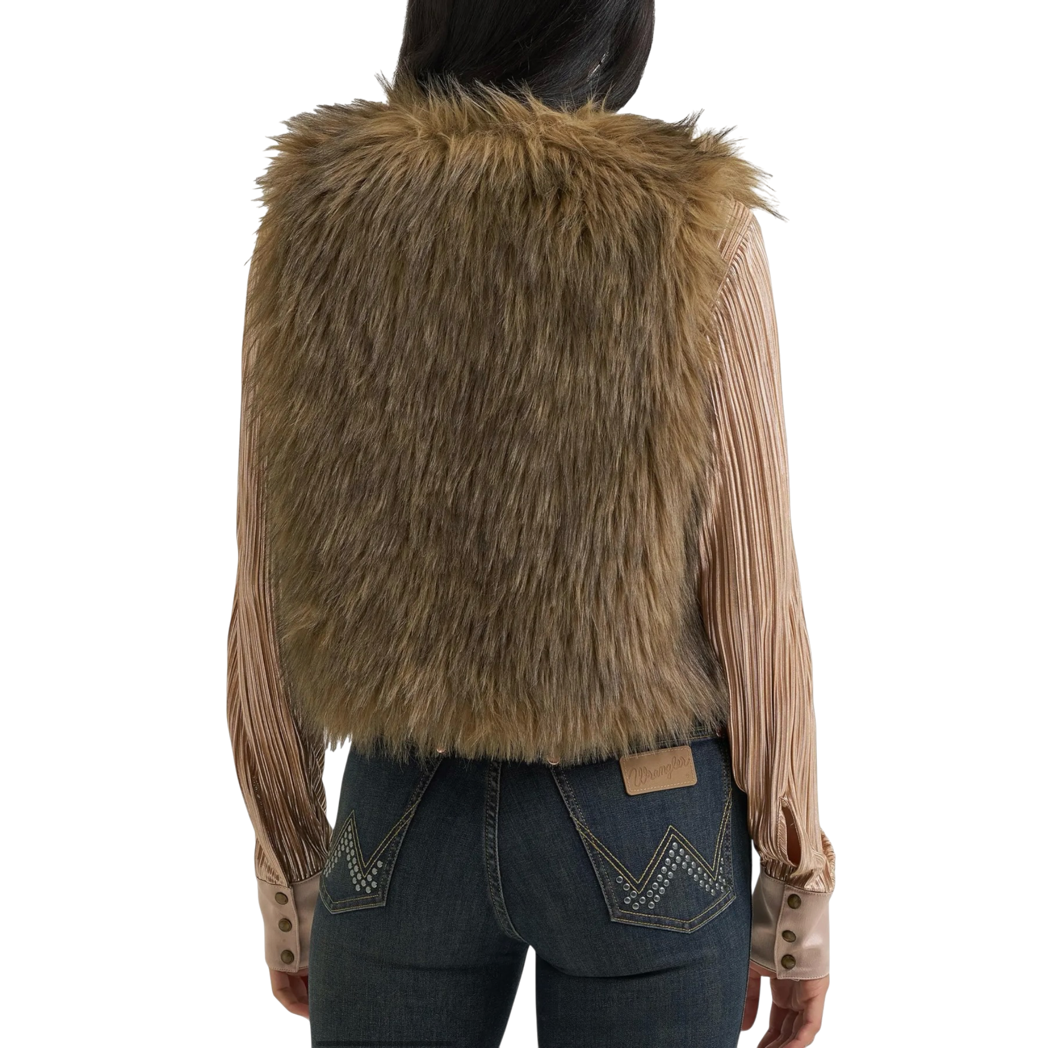 Wrangler Faux Fur Vest