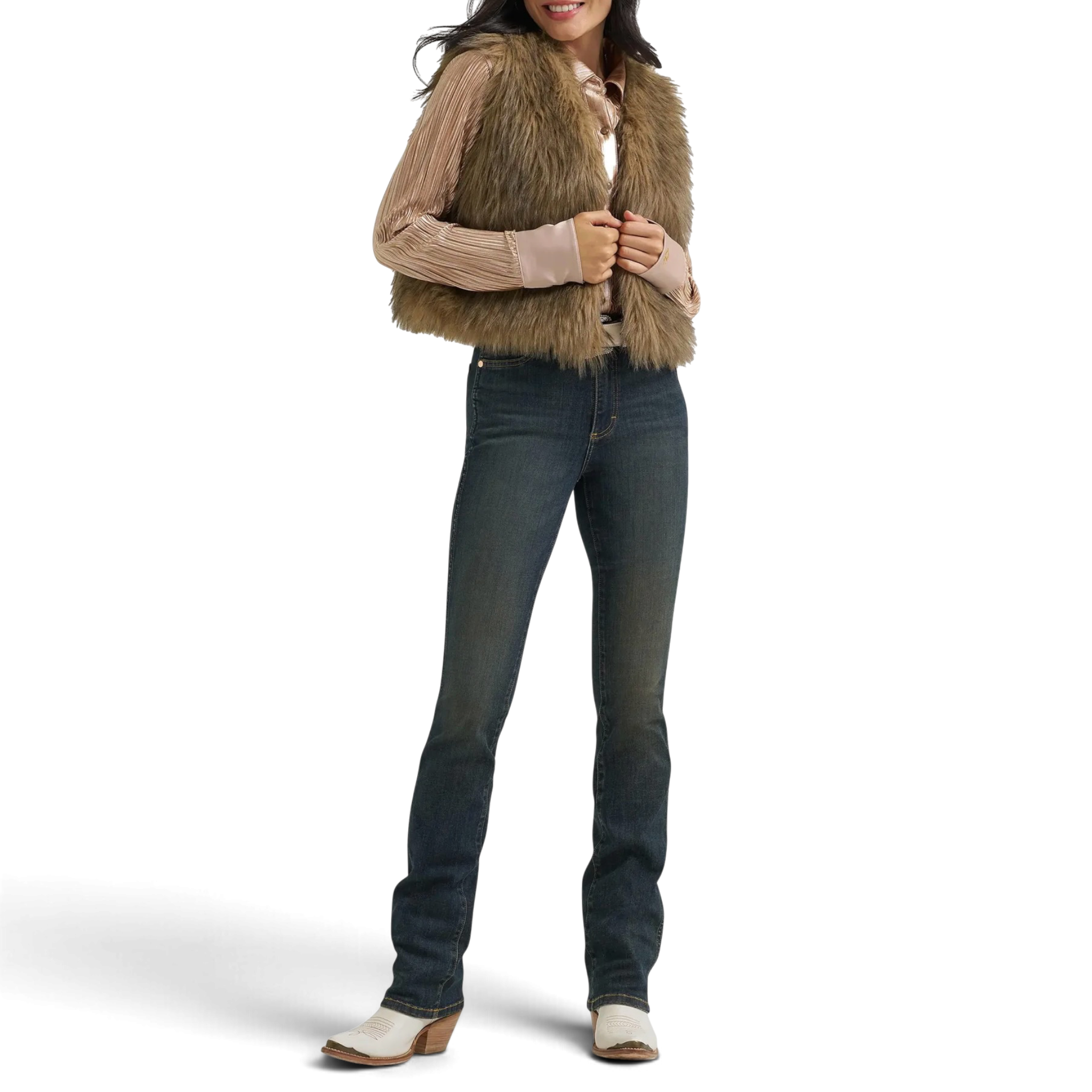 Wrangler Faux Fur Vest