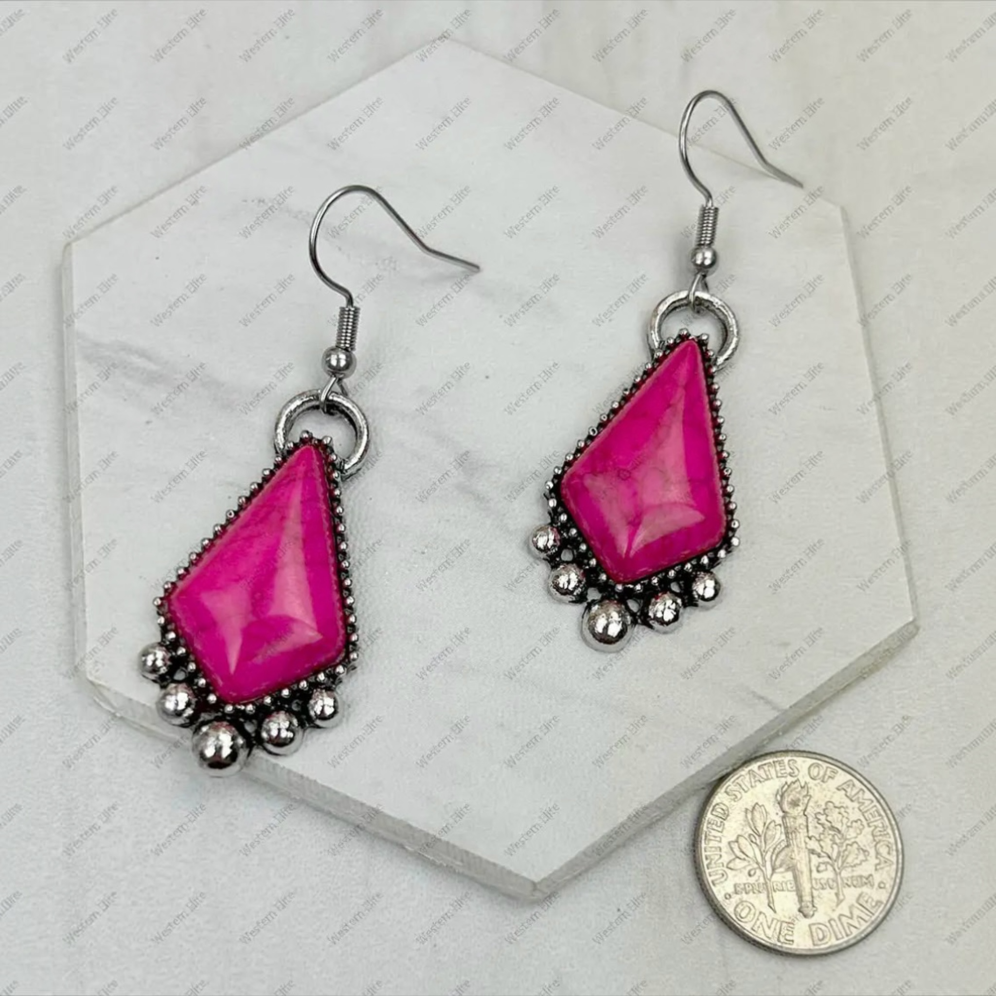 Cerise Silver Drop