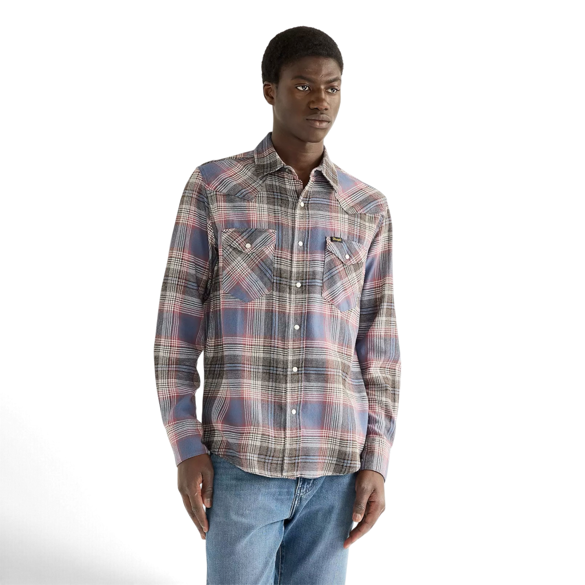 Regular Western Shirt Soft Brown