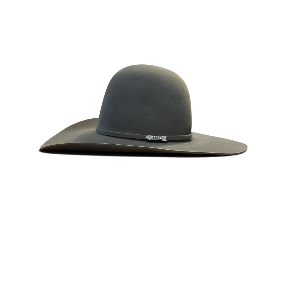 Biggar Hat Forest Felt 5X Open Crown