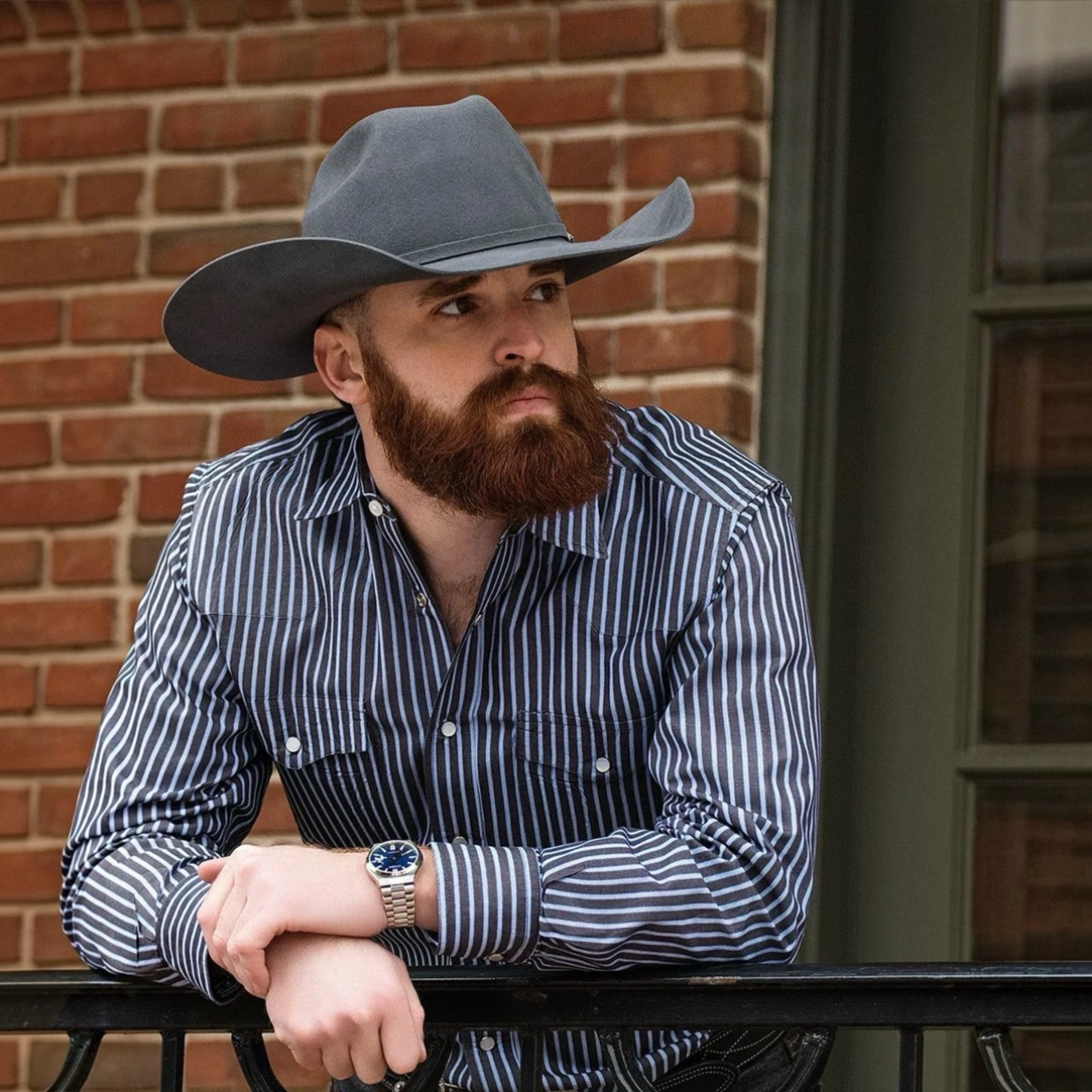 Bailey Hats Luzerne 3X Gun Metal