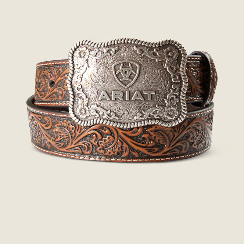 Leather Cow Buckle Belt