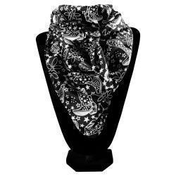 M&F Western Wild Rag i 100% Siden – Cosmic Cowboy Black