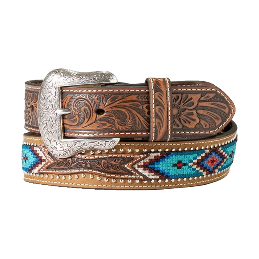 Nocona Western Bälte Turkos Floral