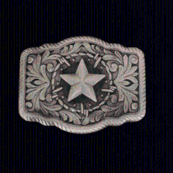 Bältesbuckla Texas Star