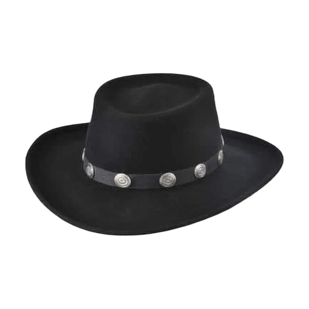 Svart Western Hatt -Close Friend