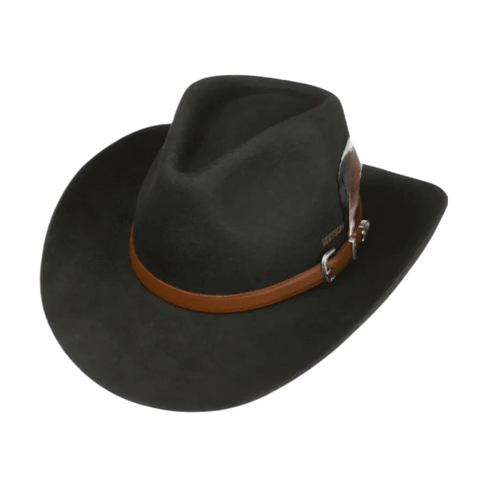 Stetson Western Woolfelt Svart med Asahi Guard