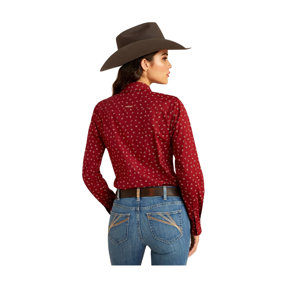 Team Kirby Cattle Brand Stretch Shirt Ariat