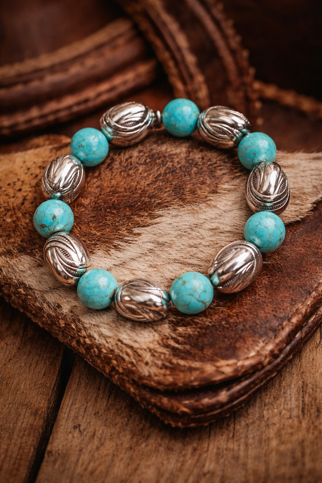 Armband Turkoser ”Stockyards”