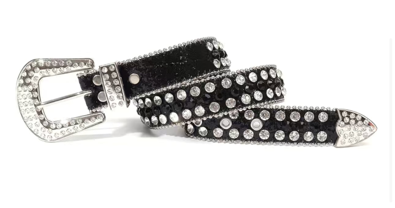 Rhinestone Western Bälte Barn
