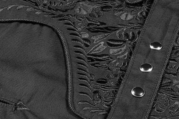 Brody Svart Western Skjorta