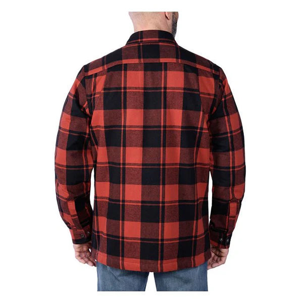 Carhartt Sherpa Lined Flannel Plaid Skjorta