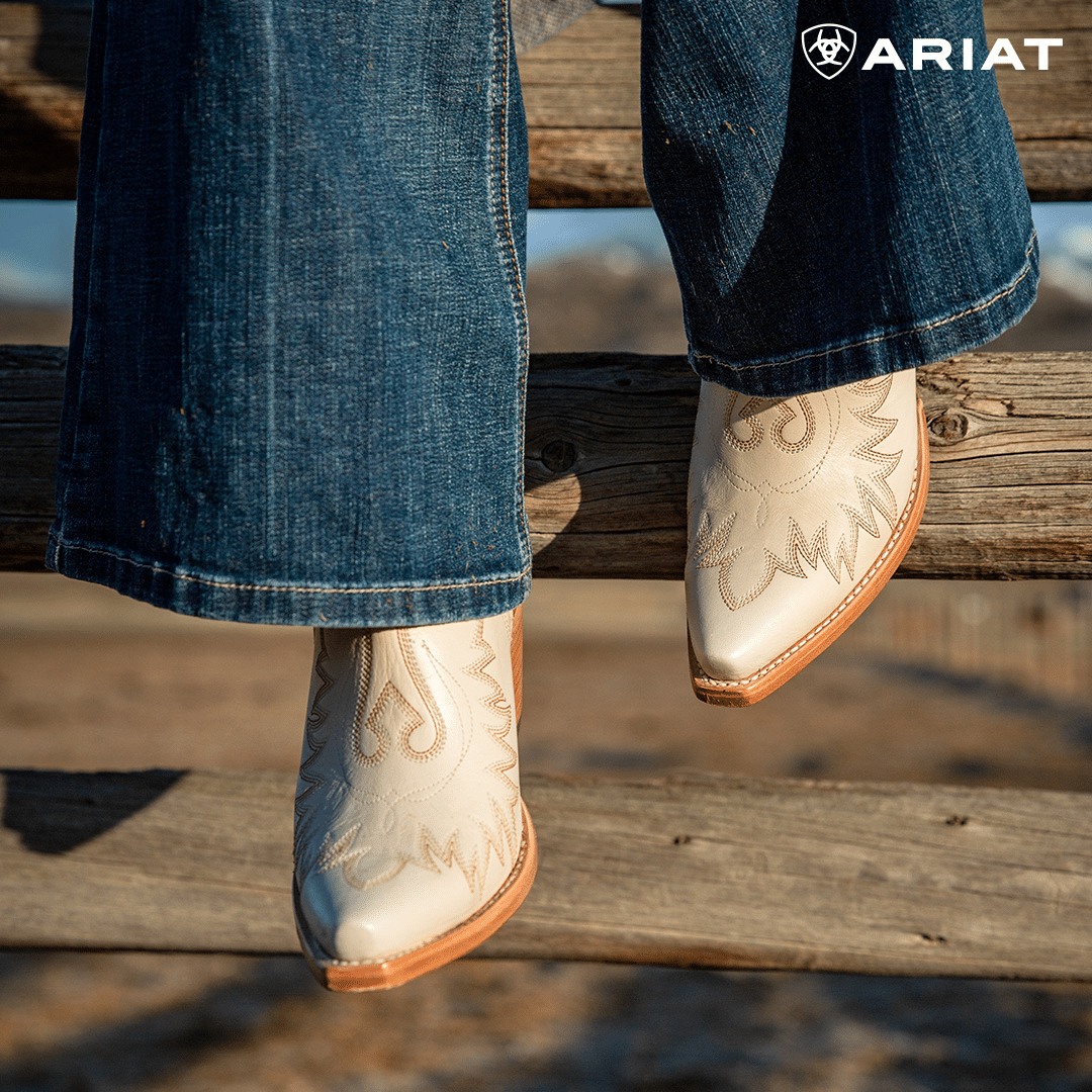 Casanova X Toe Blanco Western Boots Ariat