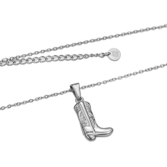 Halsband Boots Silver