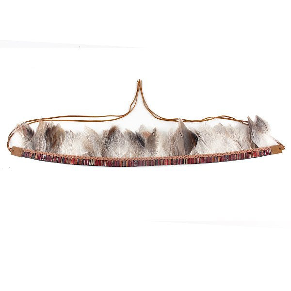 Hattband Grey Feather