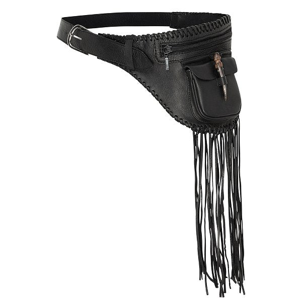 Midjeväska Svart 100% Läder