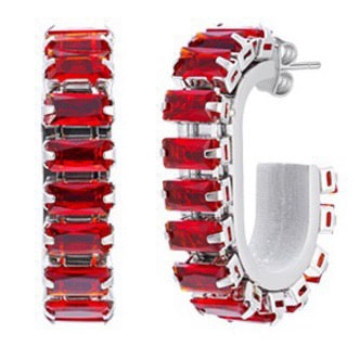 Baugette Gold Plated Örhängen