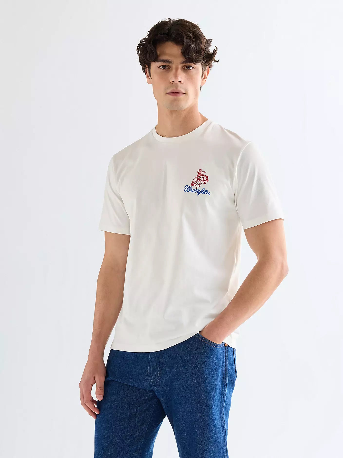 Regular Embroidery Tee Wrangler
