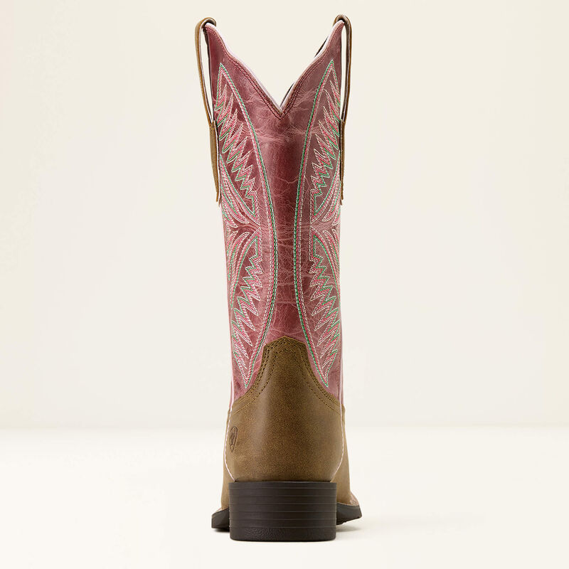 Round Up Ruidoso Wide Square Toe Western Boot