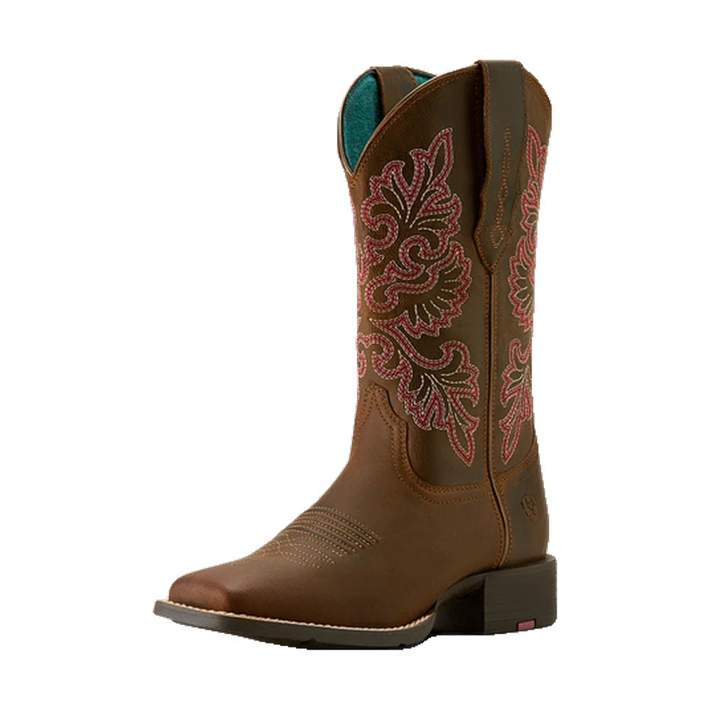 Round Up StretchFit Wide Square Toe Western Boot Western Boot Ariat