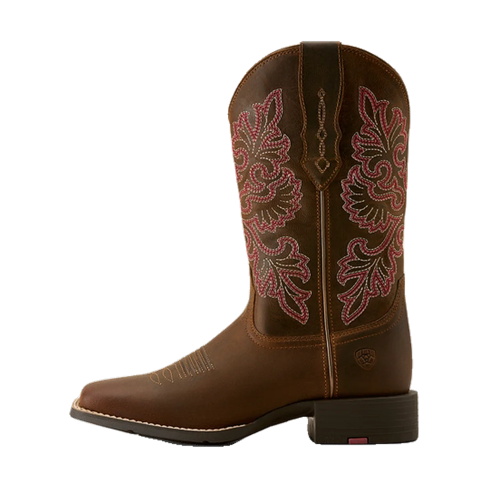 Round Up StretchFit Wide Square Toe Western Boot Western Boot Ariat