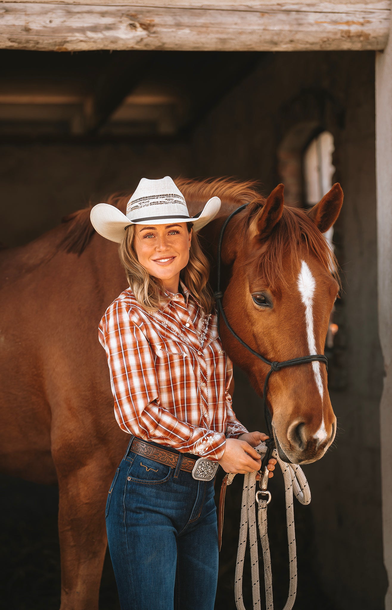 Tammy Rutig Western Skjorta
