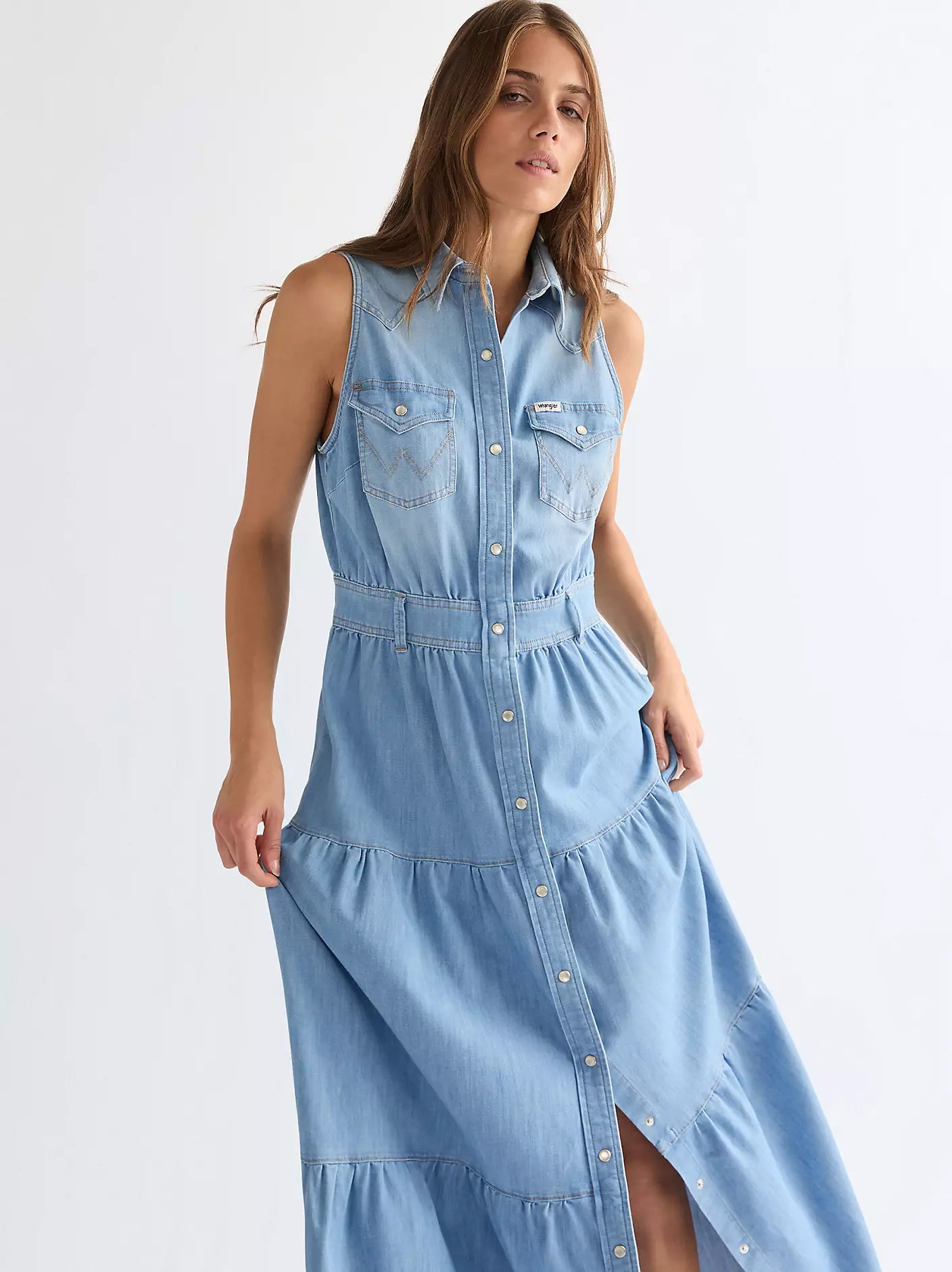 Regular Tiered Maxi Dress Wrangler