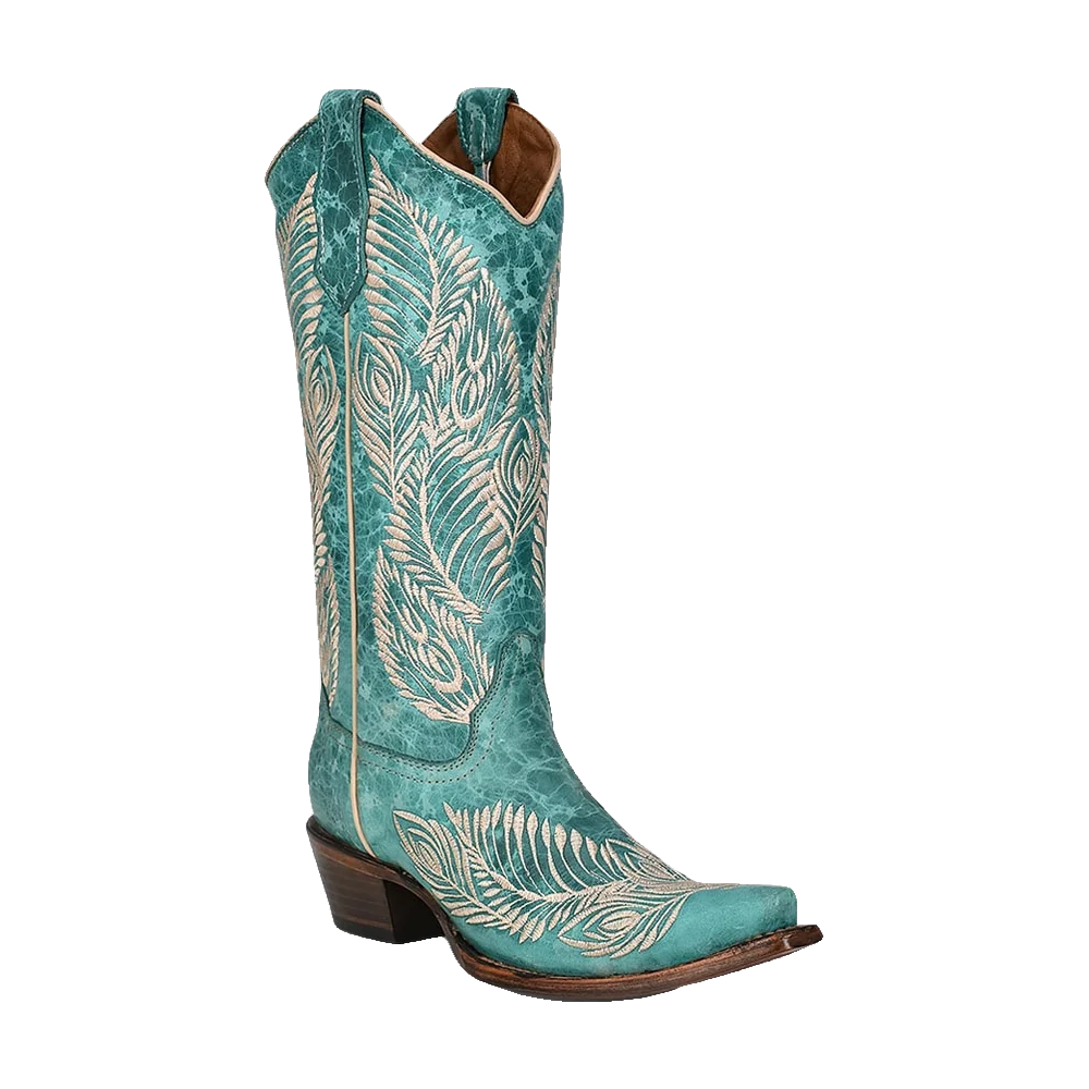 Circle G By Corral Ladies Turquoise Western Boots