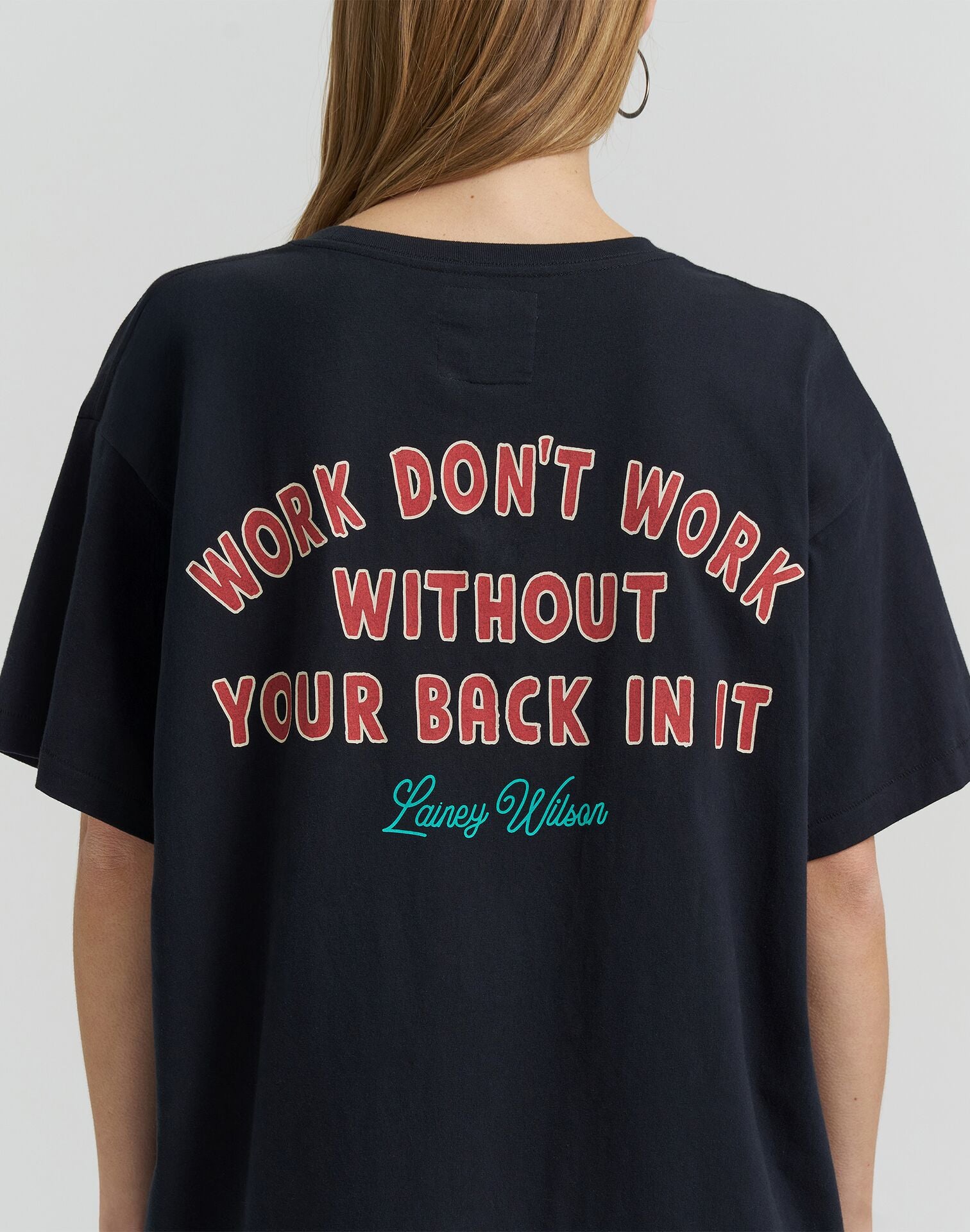 Lainey Wilson x Wrangler Work Oversized Tee