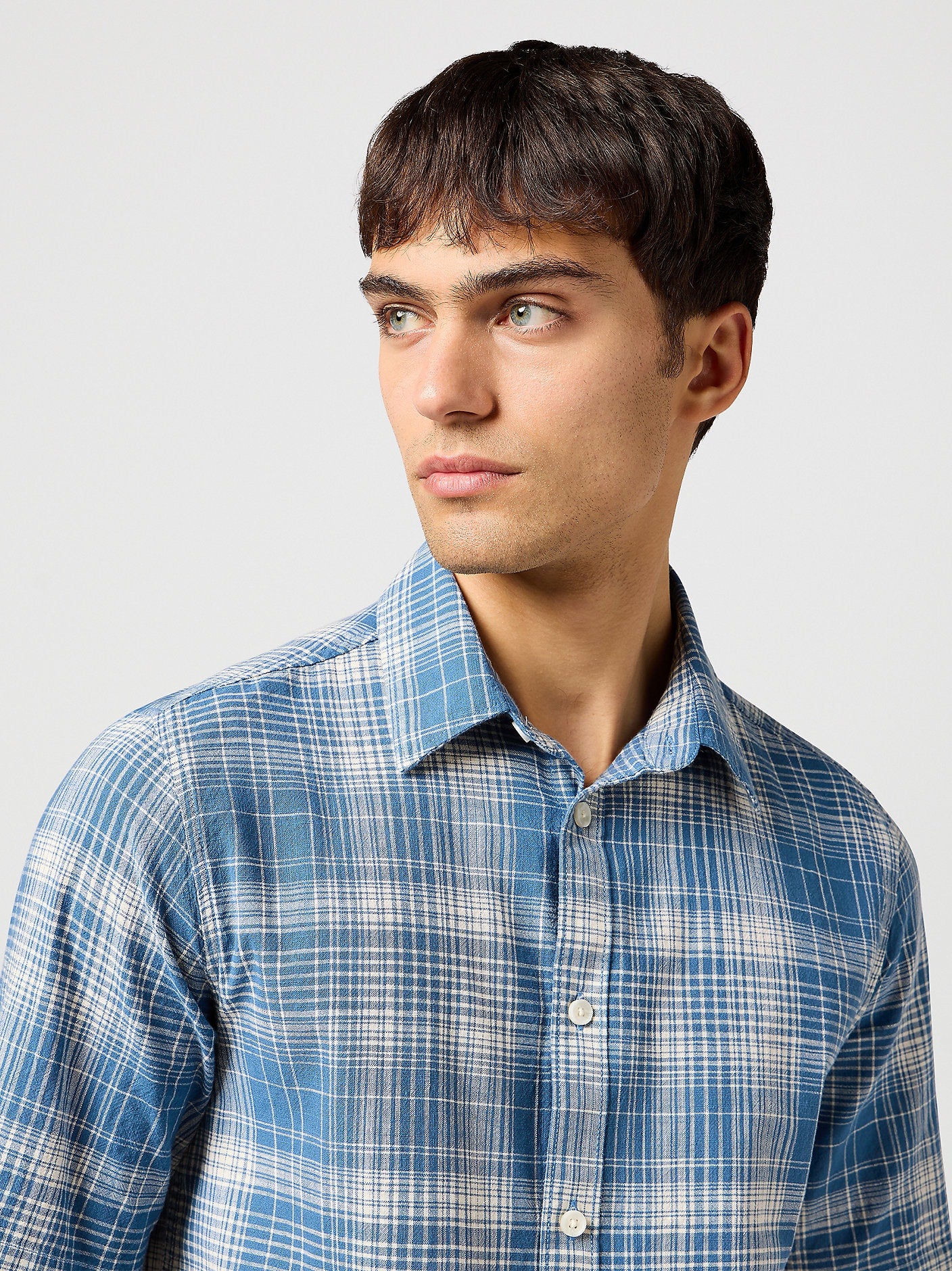 Wrangler Short Sleeve Shirt In Blue