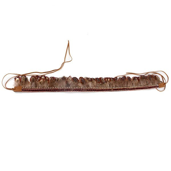 Hattband Brown Feather