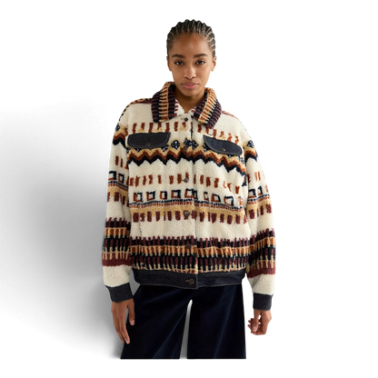 Wrangler Relaxed Sherpa Trucker Jacket – Fun Fairisle