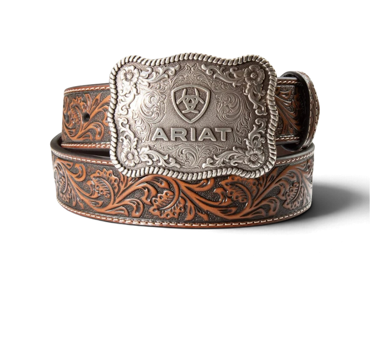 Leather Cow Buckle Belt
