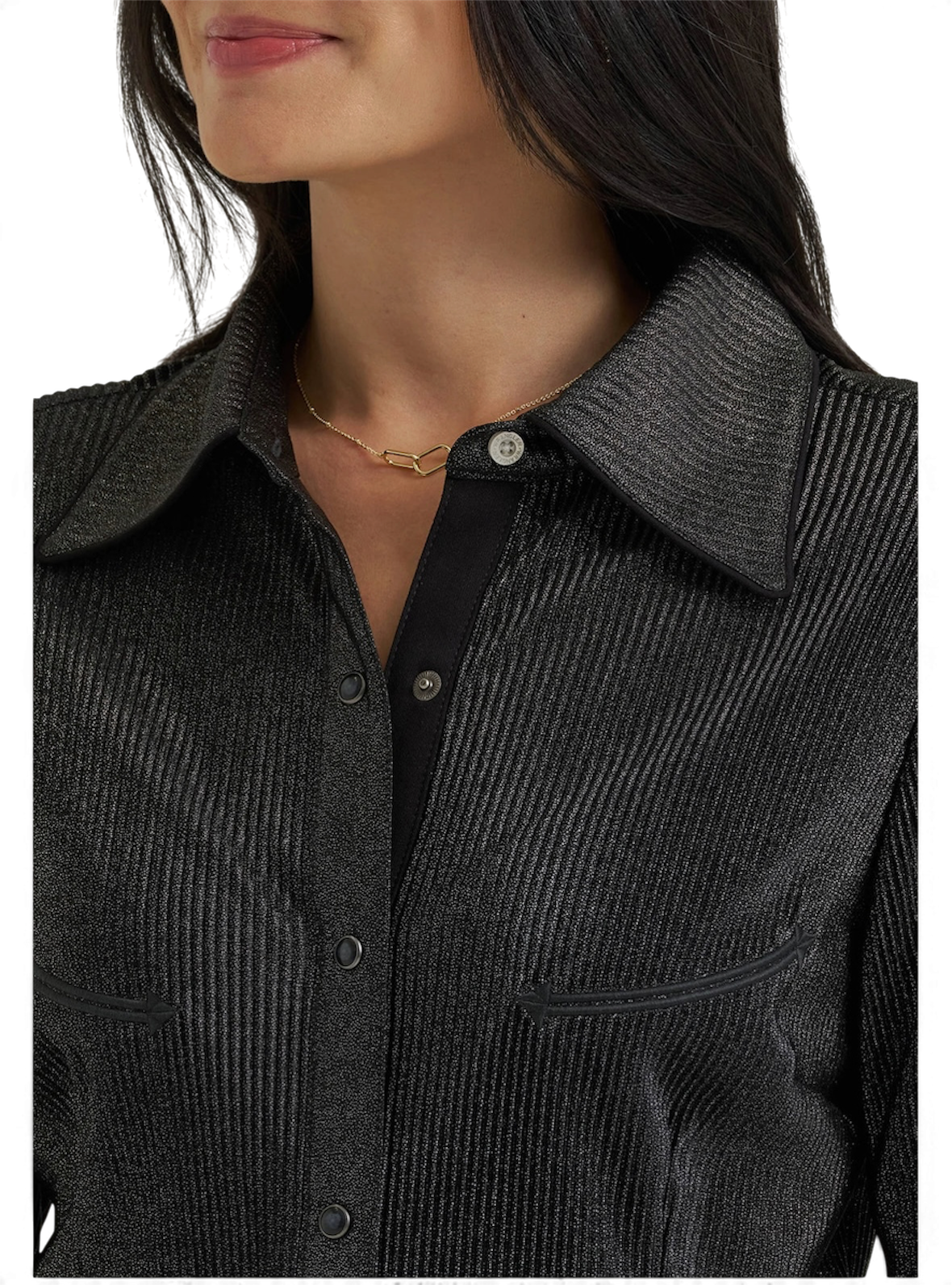 Wrangler x Lainey Wilson Lainey Shirt – Shimmer Night Sky