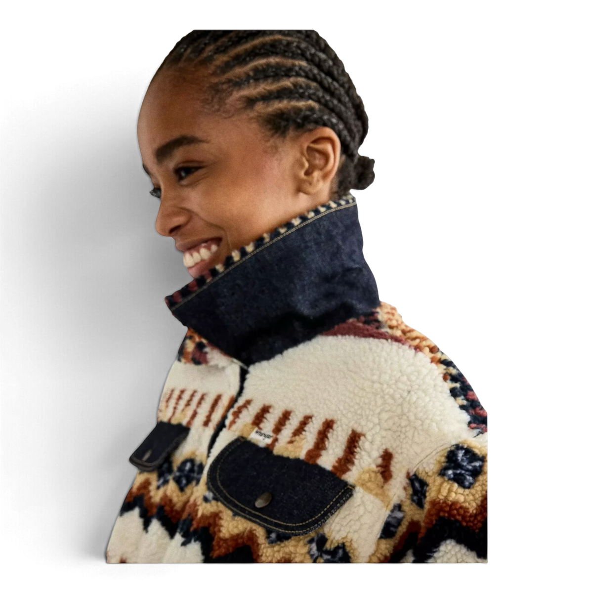 Wrangler Relaxed Sherpa Trucker Jacket – Fun Fairisle