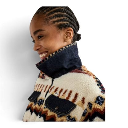 Wrangler Relaxed Sherpa Trucker Jacket – Fun Fairisle