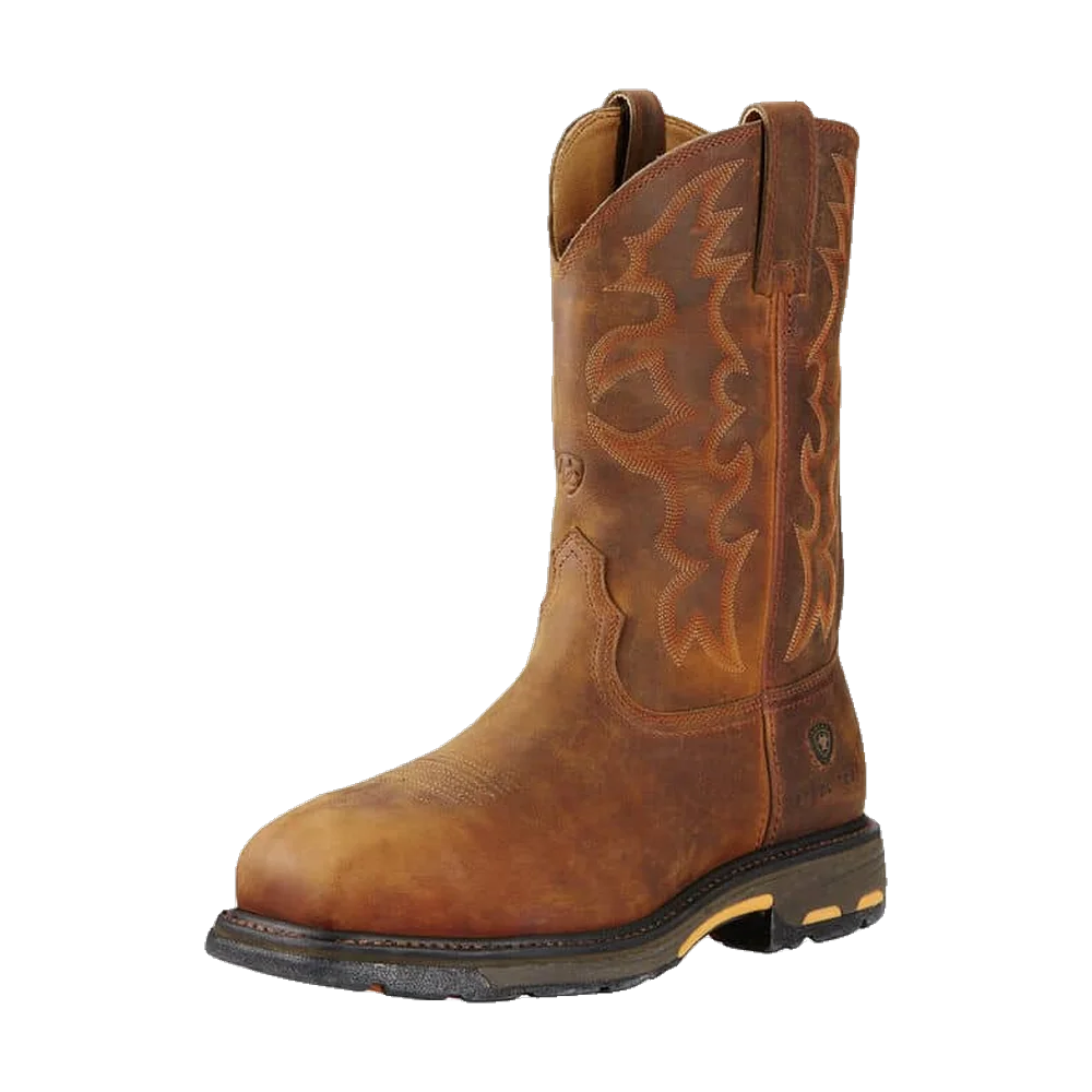 WorkHog Wide Square Toe Steel Toe Work Boot Ariat