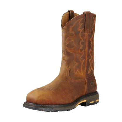 WorkHog Wide Square Toe Steel Toe Work Boot Ariat