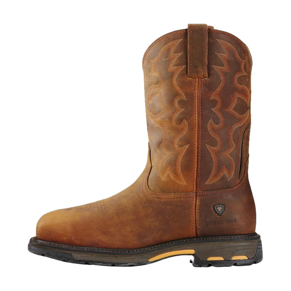 WorkHog Wide Square Toe Steel Toe Work Boot Ariat