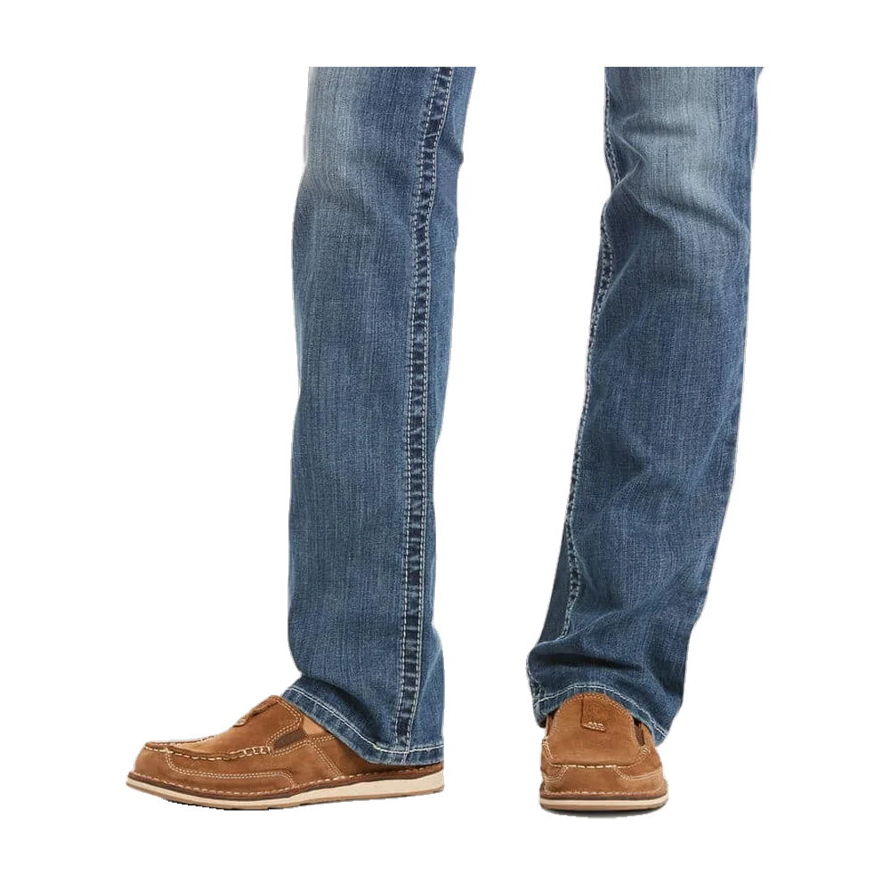 R.E.A.L. Mid Rise Icon Rainstorm Stackable Straight Leg Jean