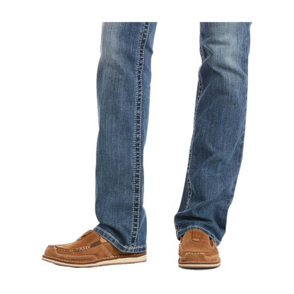 R.E.A.L. Mid Rise Icon Rainstorm Stackable Straight Leg Jean